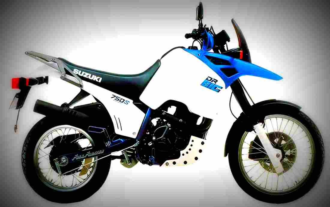 Suzuki DR 600 S 1989 1 motorbike A4 Photo Print