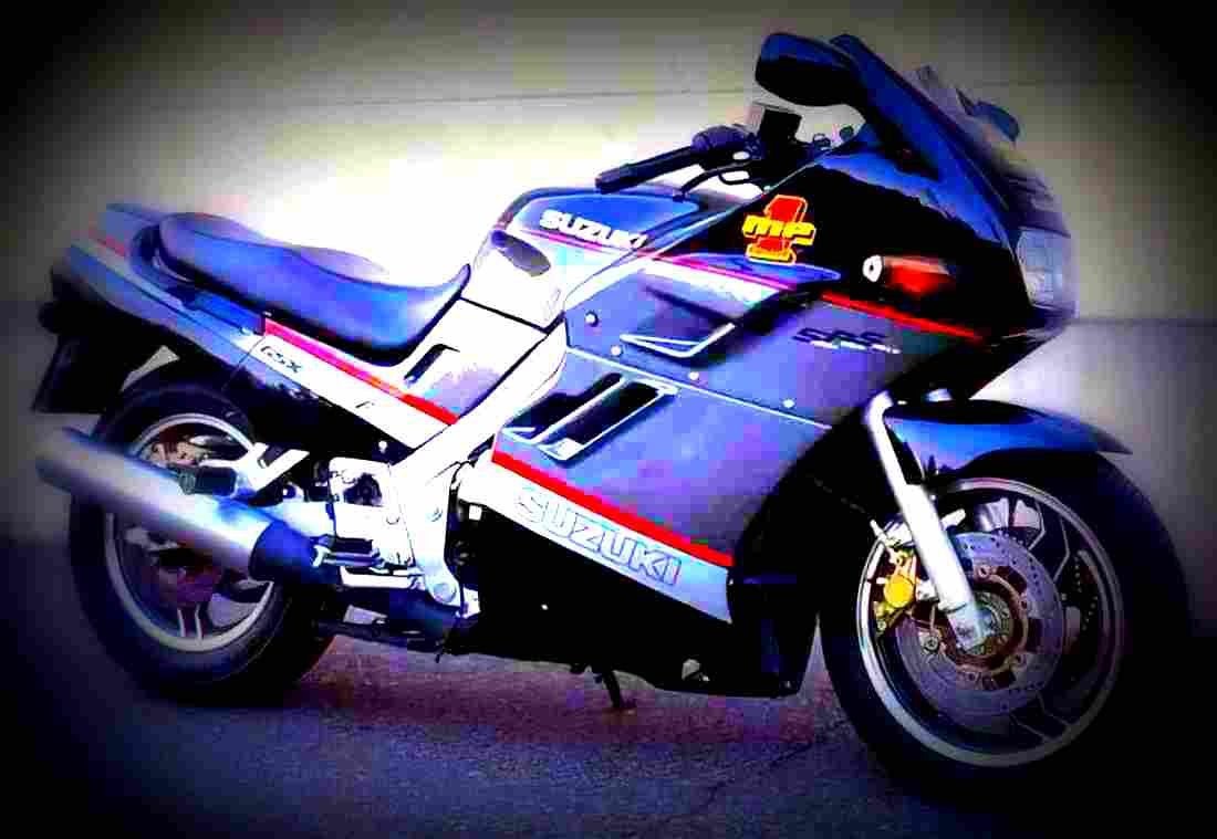 Suzuki DR 600 S 1989 3 motorbike A4 Photo Print