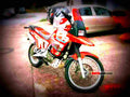 Suzuki DR 600 S (reduced effect) 1985 4 motorbike A4 Photo Print