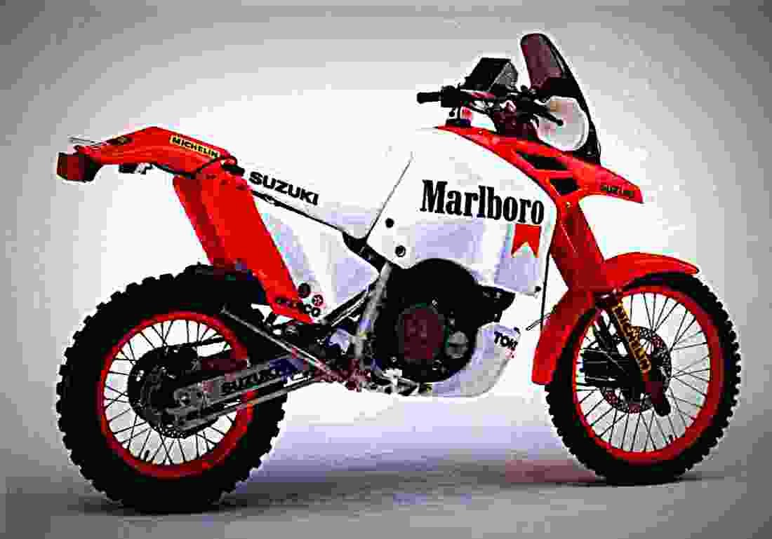 Suzuki DR 650 R Dakar 1990 1 motorbike A4 Photo Print