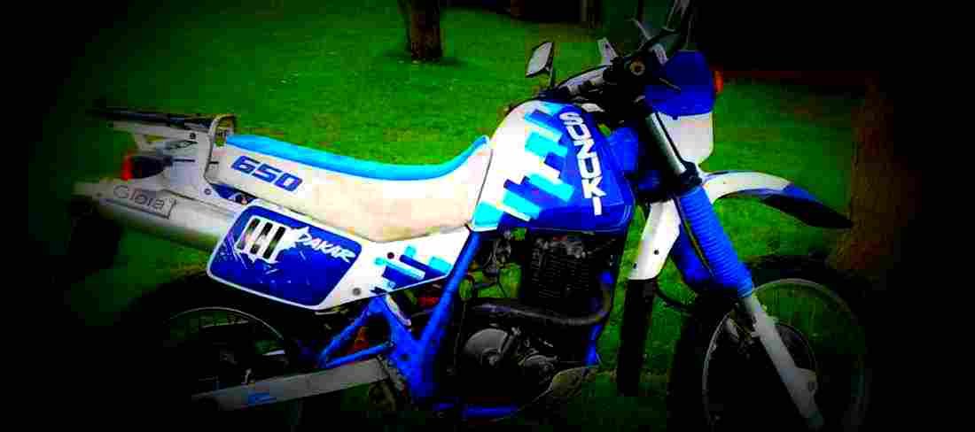 Suzuki DR 650 R Dakar 1991 1 640x284 motorbike A4 Photo Print