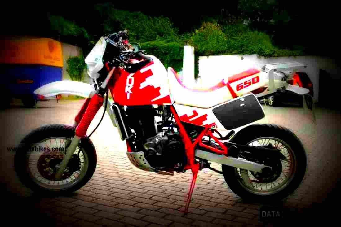 Suzuki DR 650 R Dakar 1991 2 motorbike A4 Photo Print