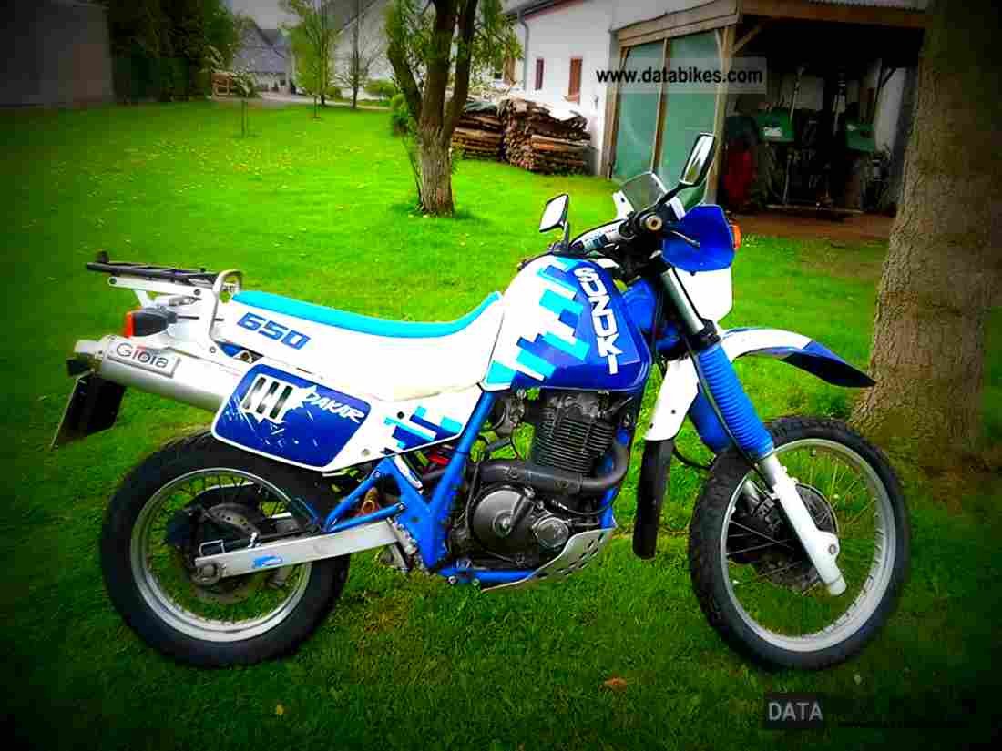 Suzuki DR 650 R Dakar 1991 3 motorbike A4 Photo Print