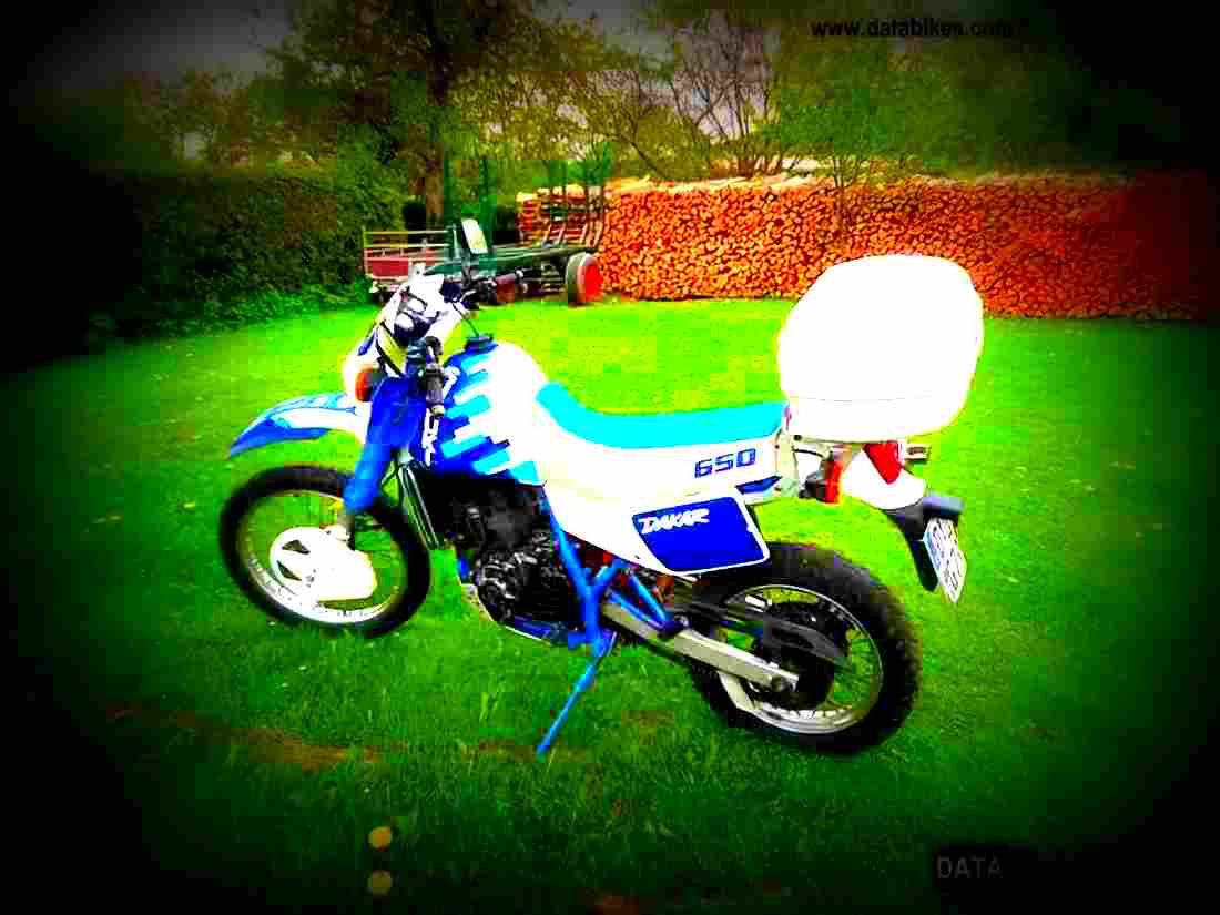 Suzuki DR 650 R Dakar 1991 6 motorbike A4 Photo Print