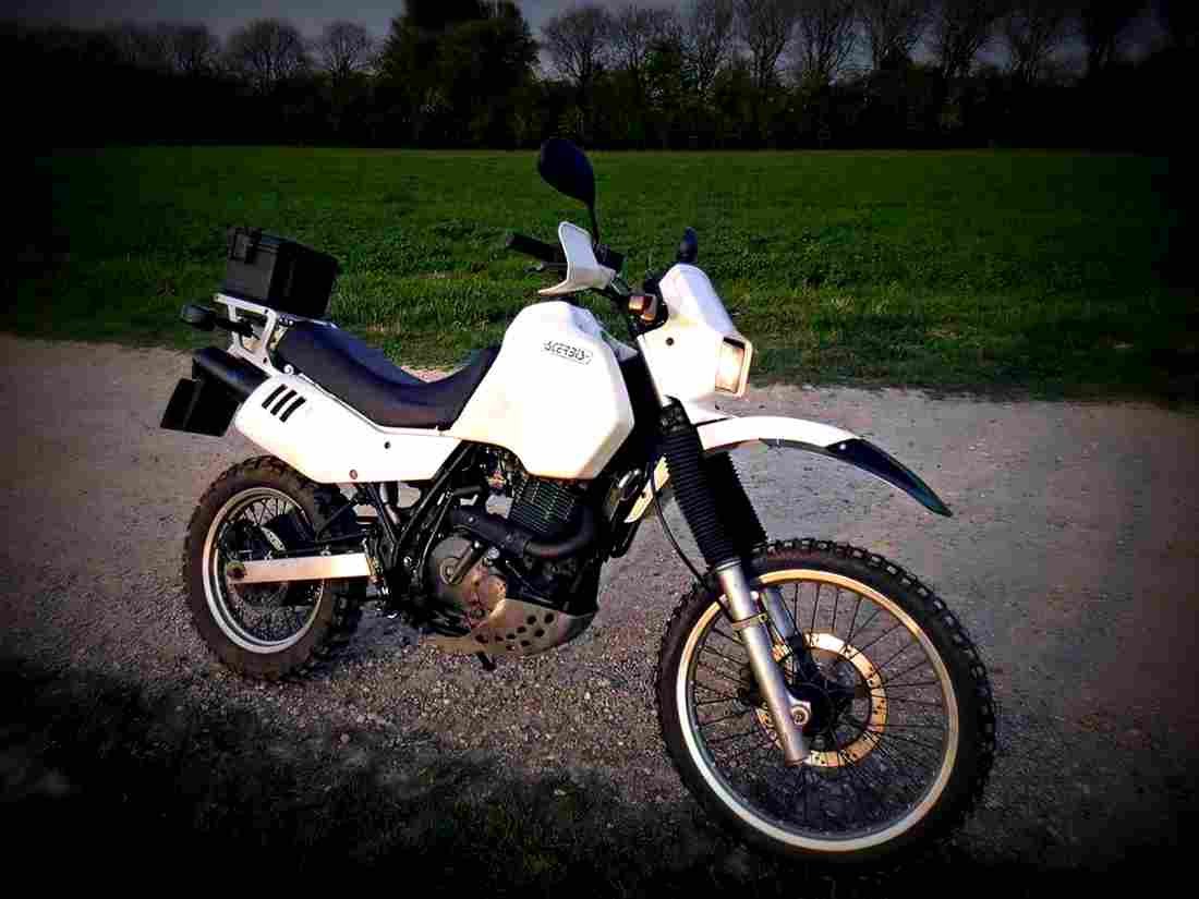 Suzuki DR 650 R Dakar 1992 3 motorbike A4 Photo Print