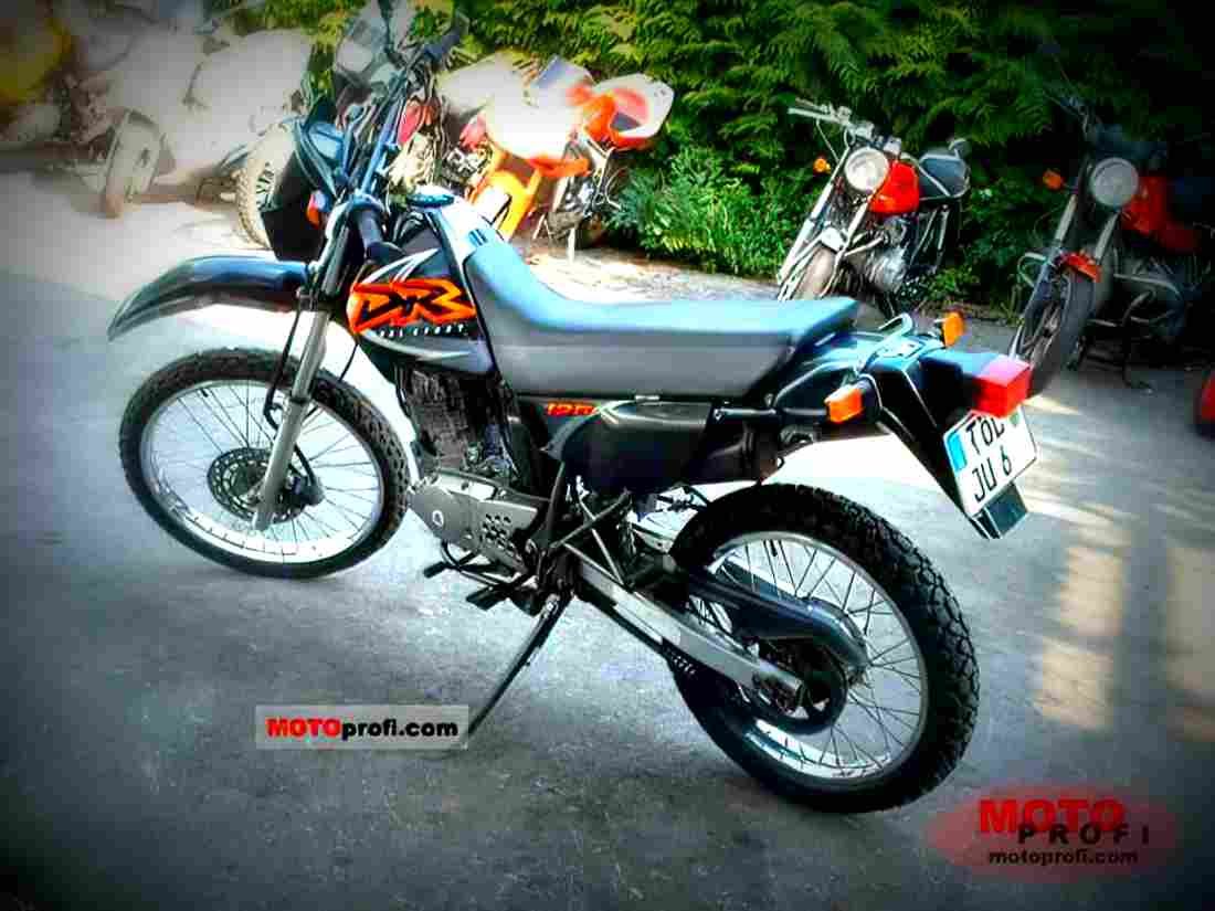 Suzuki DR 650 R Dakar (reduced effect) 1990 3 motorbike A4 Photo Print