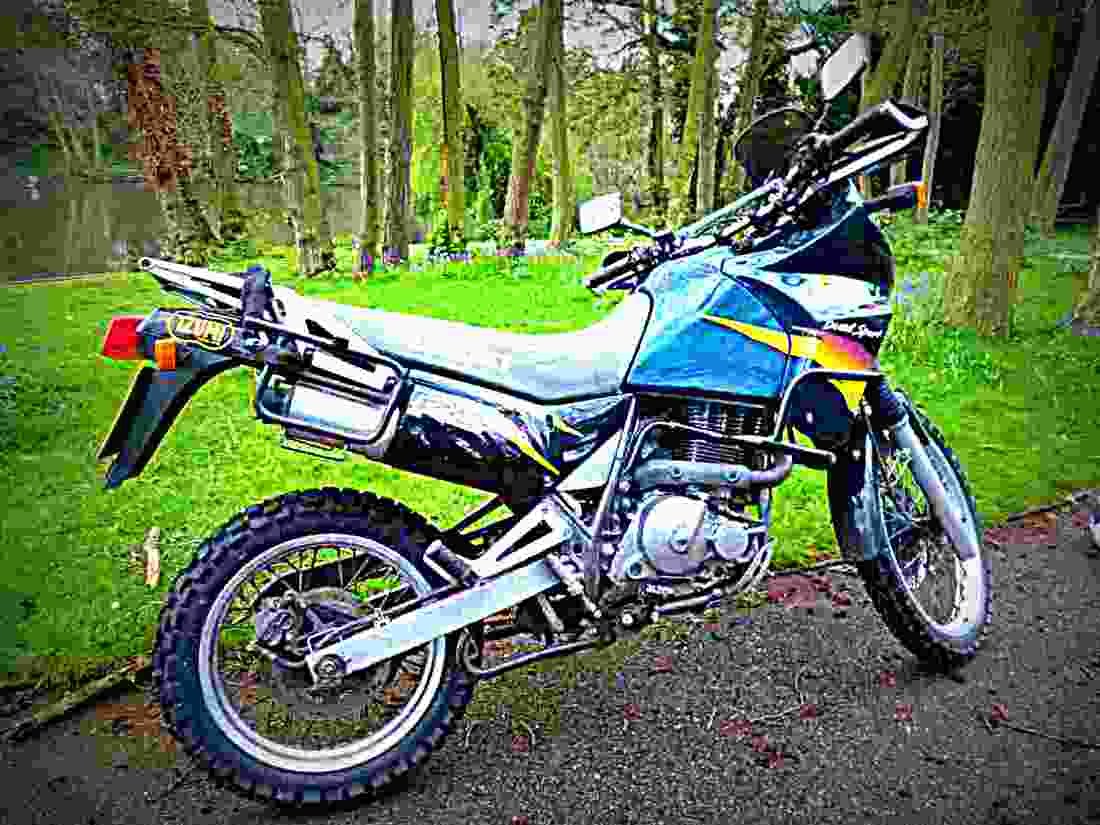 Suzuki DR 650 R Dakar (reduced effect) 1992 5 motorbike A4 Photo Print