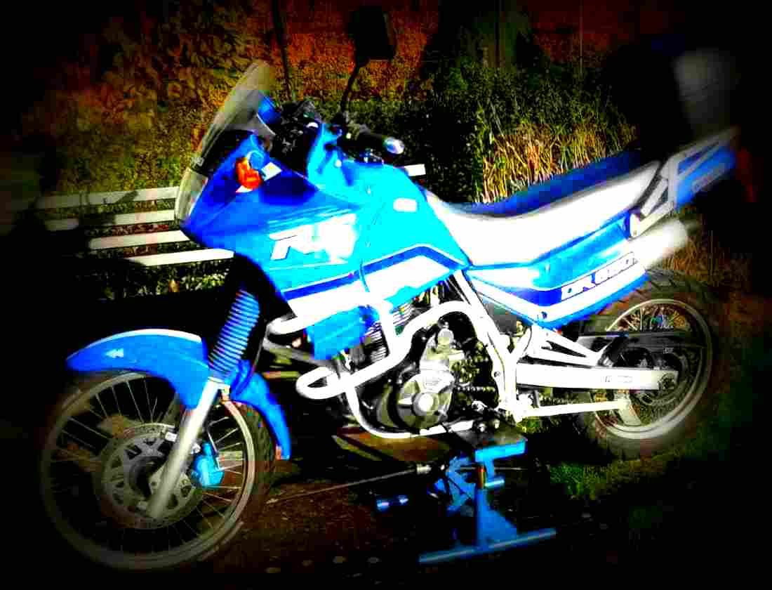 Suzuki DR 650 RS 1991 3 motorbike A4 Photo Print