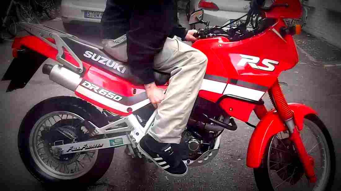 Suzuki DR 650 RS 1991 6 motorbike A4 Photo Print