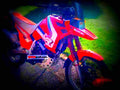 Suzuki DR 650 RS (reduced effect) 1990 5 motorbike A4 Photo Print