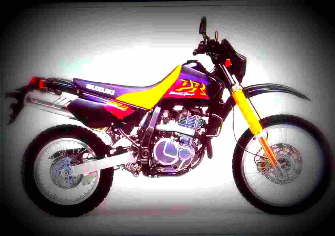 Suzuki DR 650 SE 1996 5 motorbike A4 Photo Print