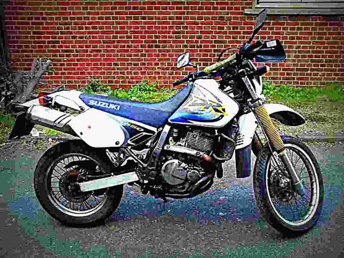 Suzuki DR 650 SE 1998 6 motorbike A4 Photo Print