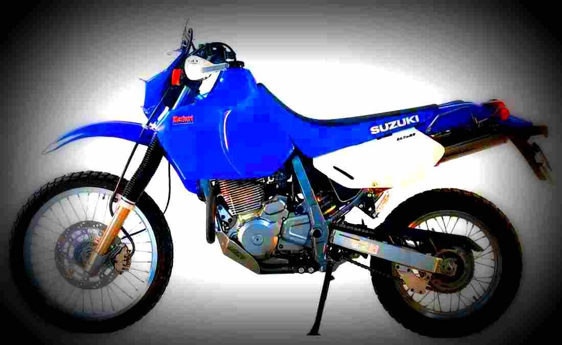 Suzuki DR 650 SE 1999 3 motorbike A4 Photo Print