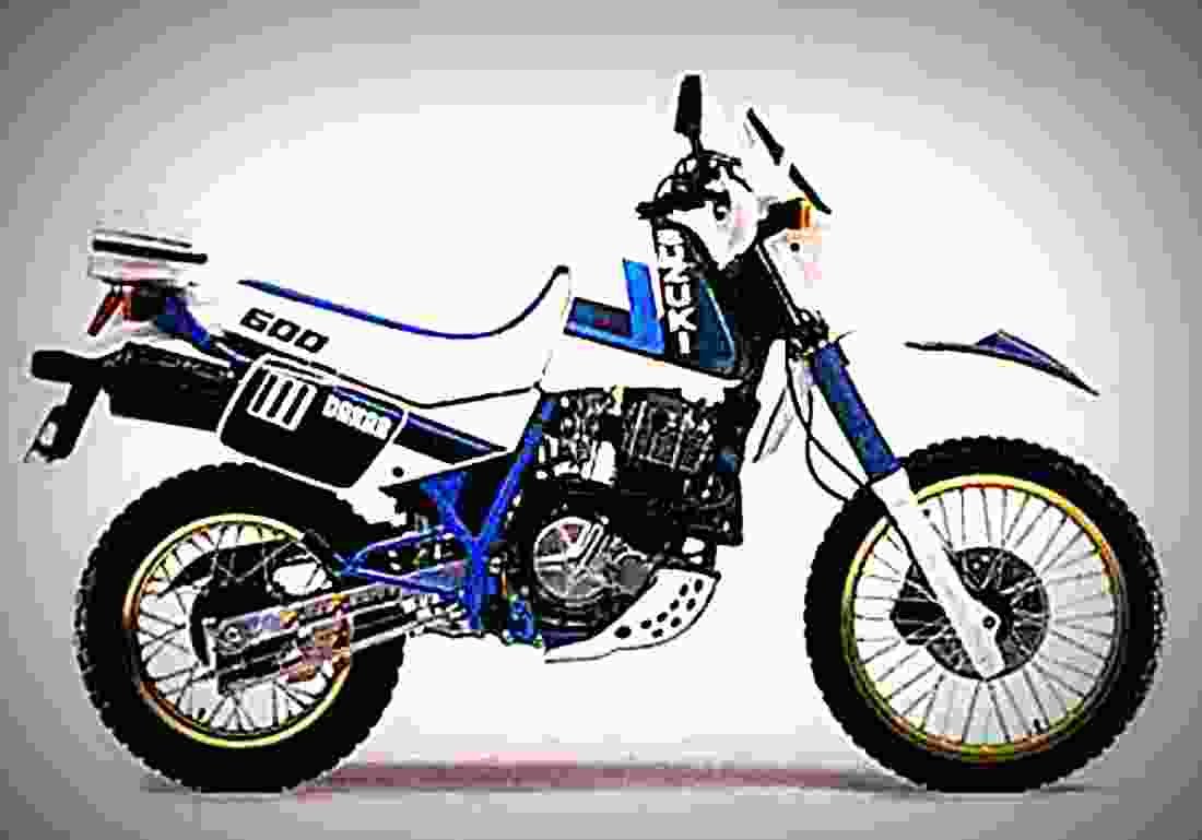 Suzuki DR 650 SE 2001 6 motorbike A4 Photo Print