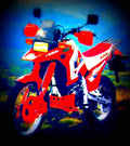 Suzuki DR 800 S 1996 6 motorbike A4 Photo Print