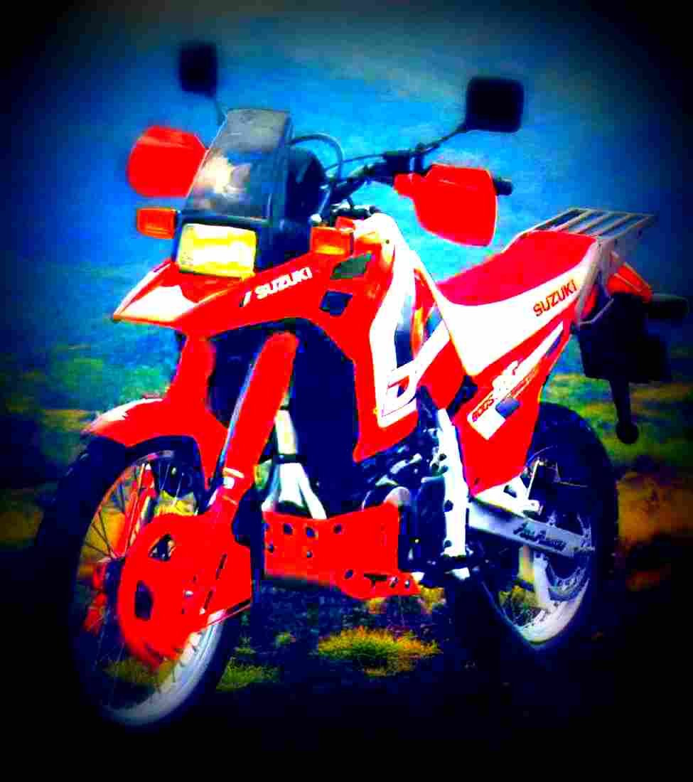 Suzuki DR 800 S 1996 6 motorbike A4 Photo Print