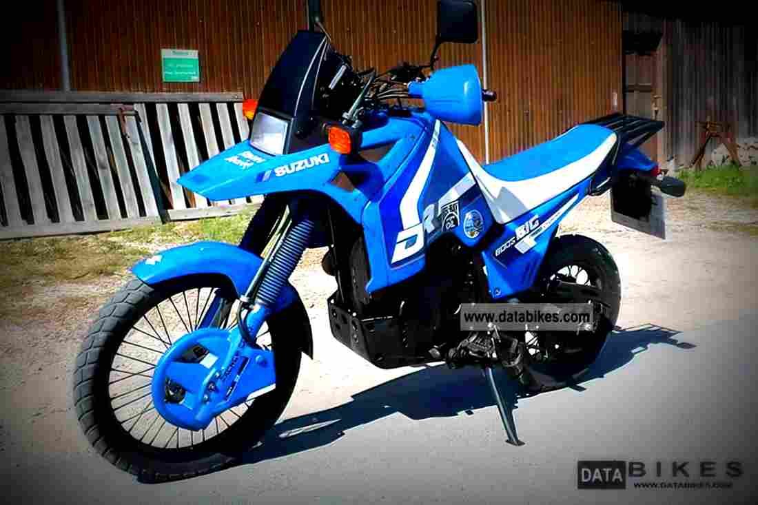 Suzuki DR Big 800 S 1990 4 motorbike A4 Photo Print