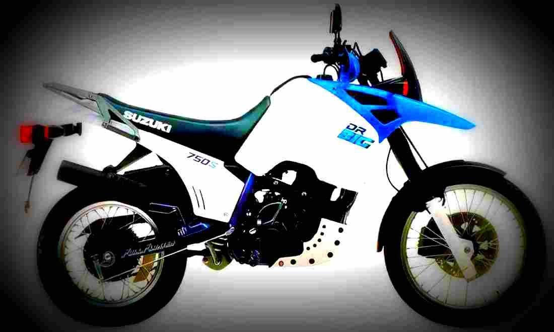 Suzuki DR Big 800 S (reduced effect) 1991 3 motorbike A4 Photo Print