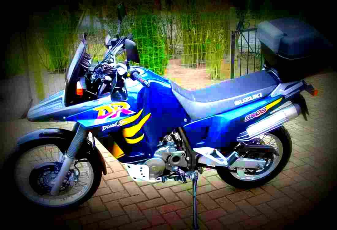 Suzuki DR Big 800 S (reduced effect) 1992 2 motorbike A4 Photo Print