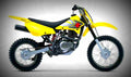 Suzuki DR Z 125 2002 2 motorbike A4 Photo Print