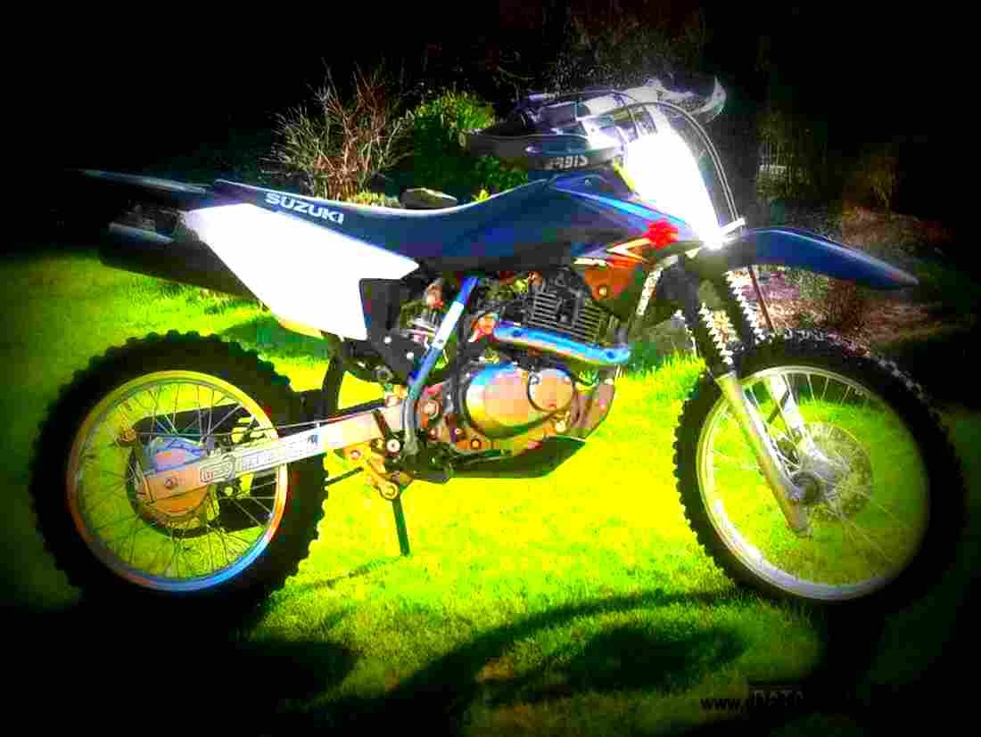 Suzuki DR Z 125 2002 5 motorbike A4 Photo Print
