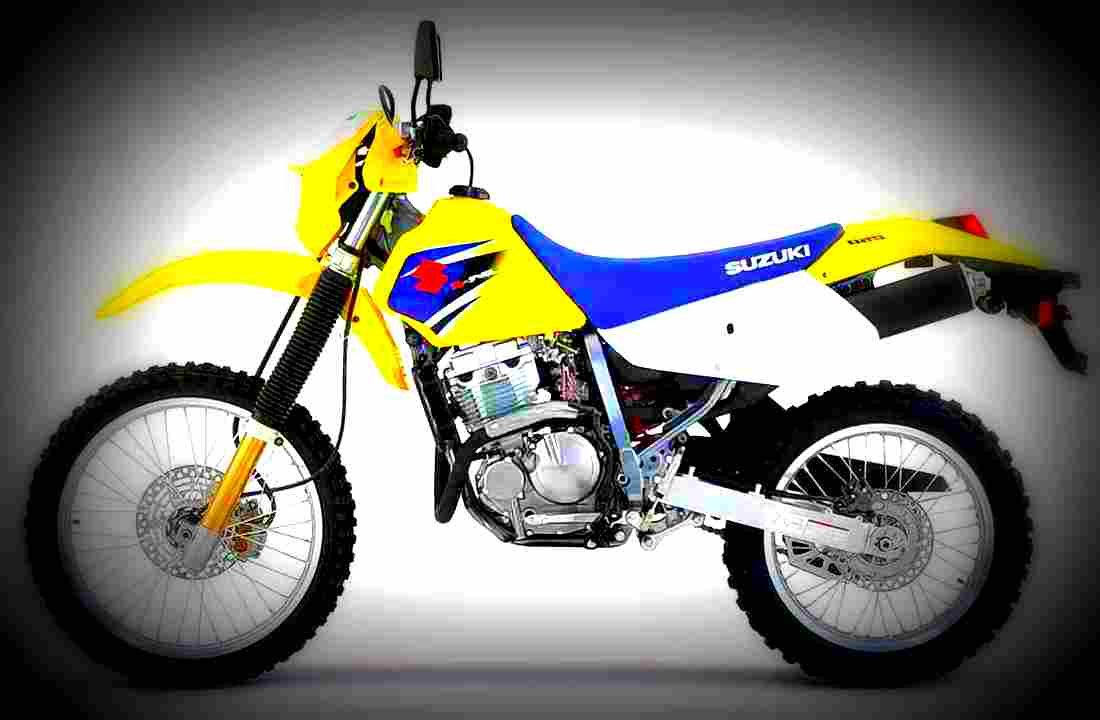 Suzuki DR Z 250 2002 2 motorbike A4 Photo Print