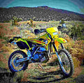 Suzuki DR Z 400 E 2002 2 motorbike A4 Photo Print