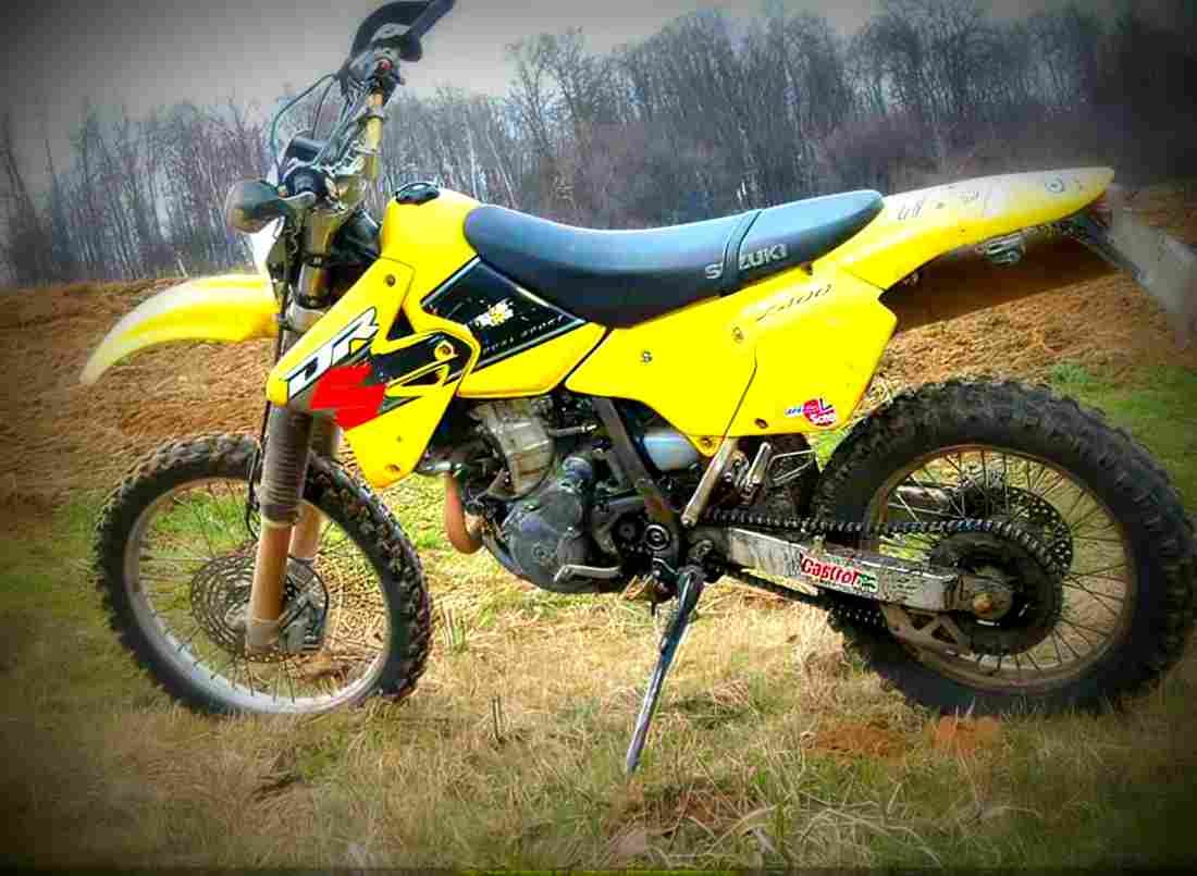 Suzuki DR Z 400 S 2001 4 motorbike A4 Photo Print