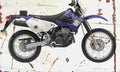 Suzuki DR Z400 2001 Aged Vintage A4 Photo Print
