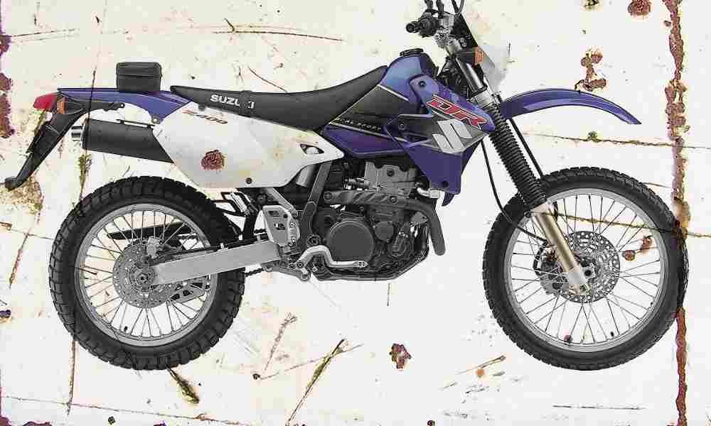 Suzuki DR Z400 2001 Aged Vintage A4 Photo Print