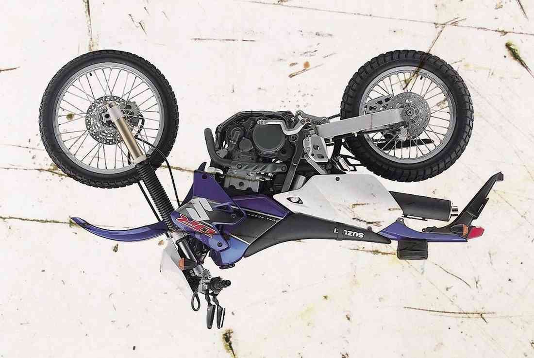 Suzuki DR Z400 2001 aged 2020 A4 Photo Print