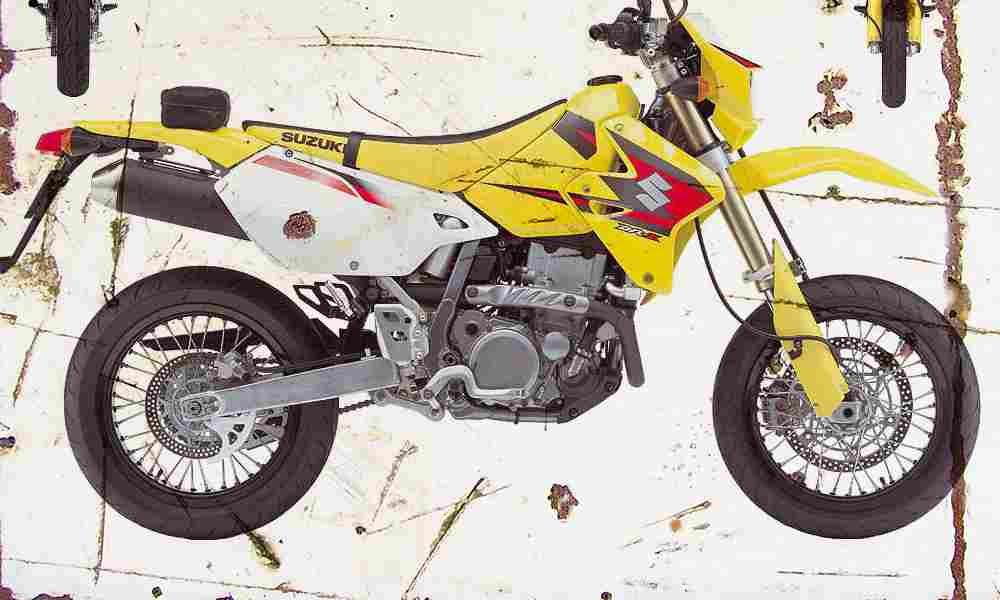 Suzuki DR Z400SM 2005 Aged Vintage A4 Photo Print