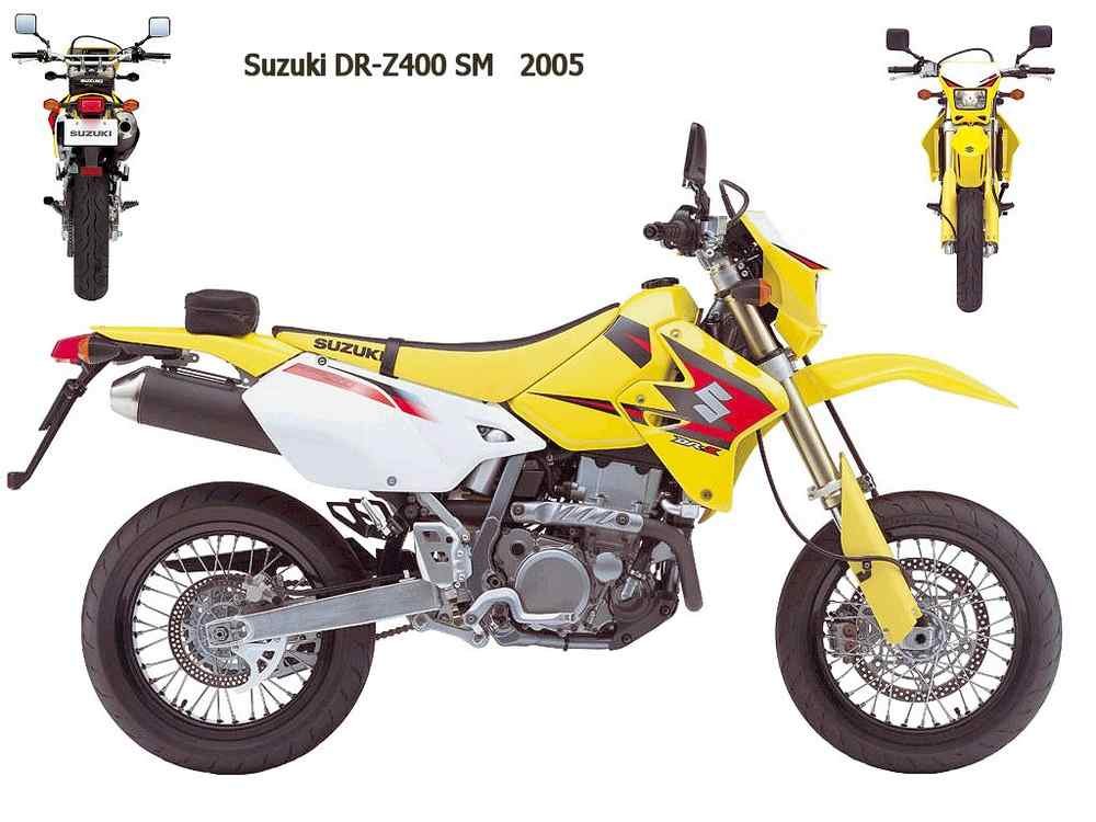 Suzuki DR Z400SM 2005 motorbike A4 Photo Print