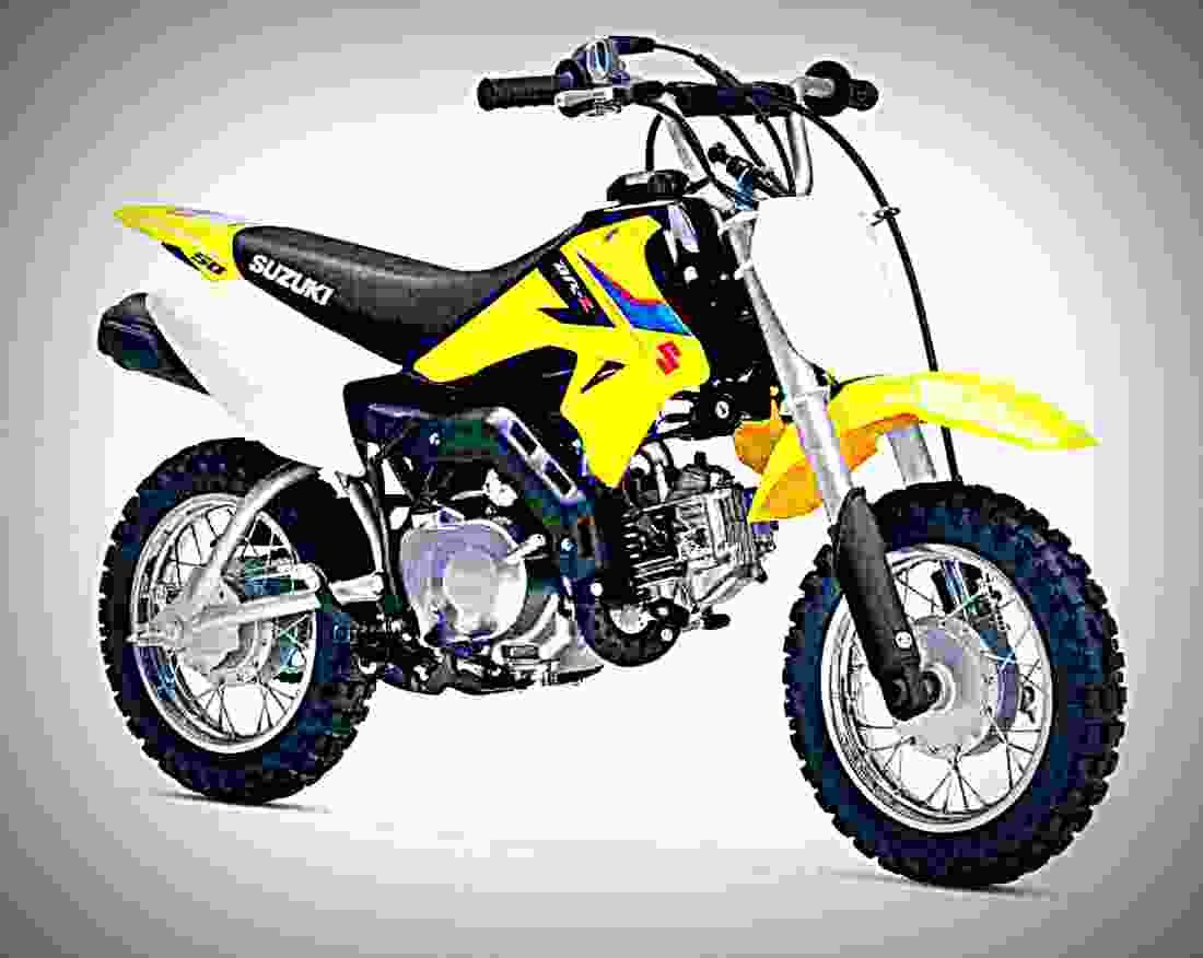 Suzuki DR Z50 2019 1 motorbike A4 Photo Print