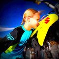 Suzuki DR Z50 2019 2 motorbike A4 Photo Print