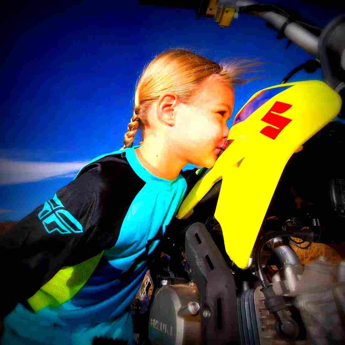 Suzuki DR Z50 2019 2 motorbike A4 Photo Print