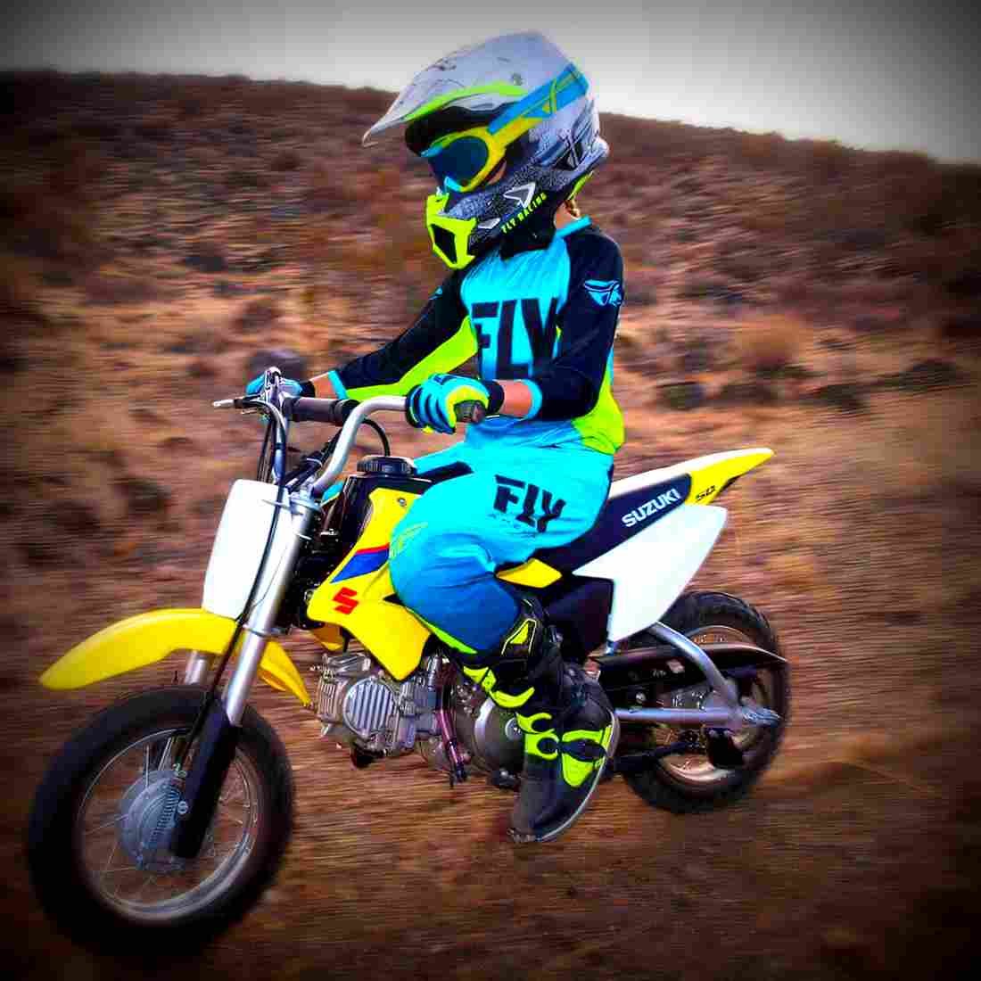 Suzuki DR Z50 2019 4 motorbike A4 Photo Print