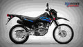 Suzuki DR200S 2017 3 motorbike A4 Photo Print
