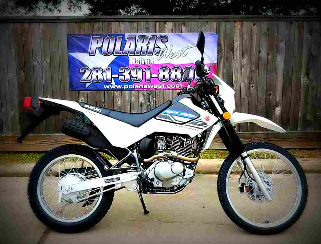 Suzuki DR200S 2019 4 motorbike A4 Photo Print