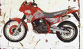 Suzuki DR650 1991 Aged Vintage A4 Photo Print