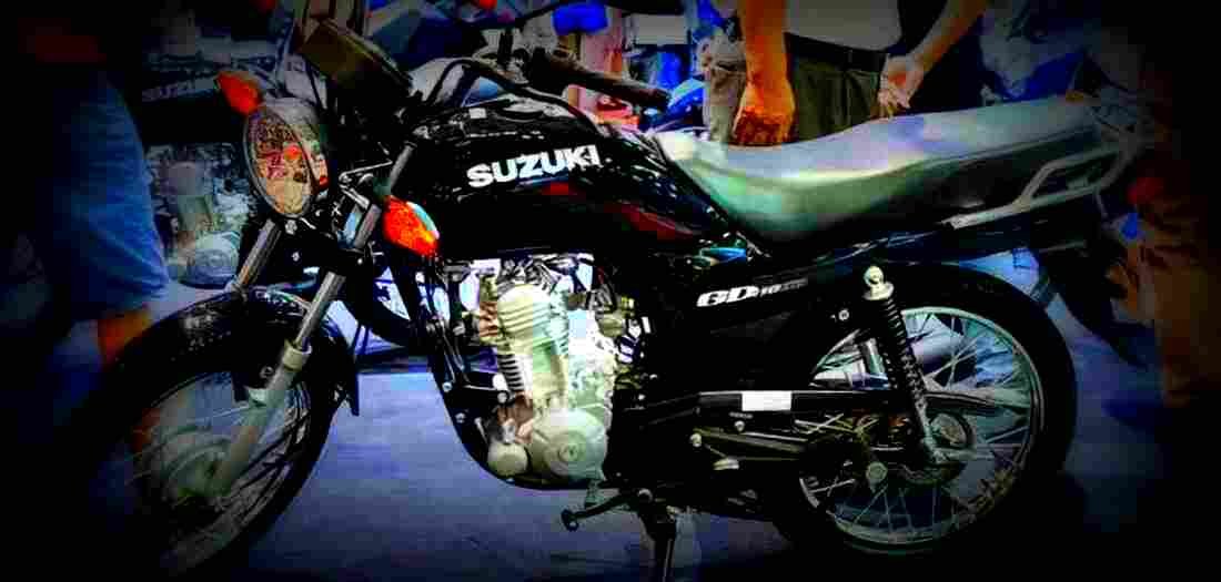 Suzuki GD110 2017 1 595x284 motorbike A4 Photo Print