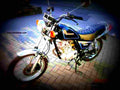 Suzuki GN 125 1997 5 motorbike A4 Photo Print