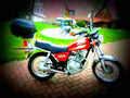 Suzuki GN 125 1997 6 motorbike A4 Photo Print