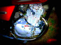 Suzuki GN 125 1998 2 motorbike A4 Photo Print