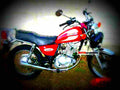 Suzuki GN 125 1998 3 motorbike A4 Photo Print