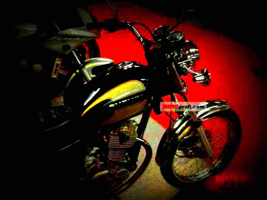 Suzuki GN 125 1999 5 motorbike A4 Photo Print