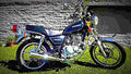 Suzuki GN 125 2017 2 motorbike A4 Photo Print