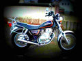 Suzuki GN 250 1993 3 motorbike A4 Photo Print