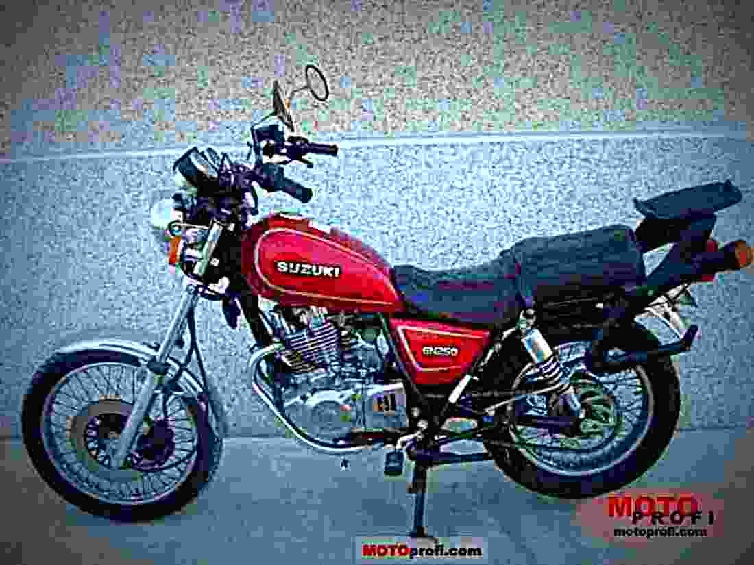 Suzuki GN 250 1994 2 motorbike A4 Photo Print