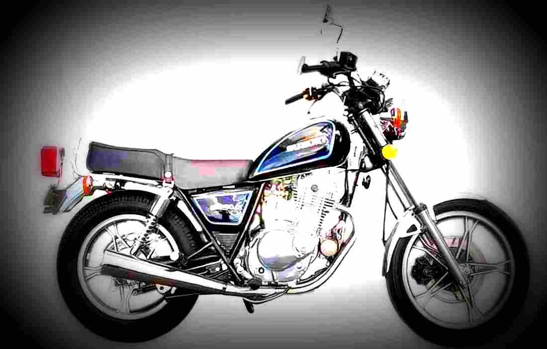 Suzuki GN 250 1995 5 motorbike A4 Photo Print
